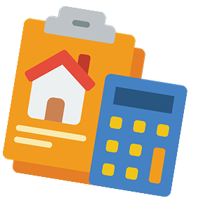 Mortgage calculator illustration